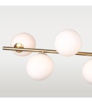 Lampy wiszące - CosmoLight Lampa wisząca CAPE TOWN P07056BR  Mosiądz  - produkt 2