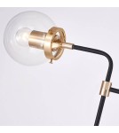 Lampy wiszące - CosmoLight Lampa wisząca BOSTON P12826BR  Czarny   Mosiądz  - produkt 2
