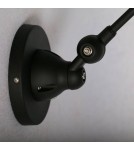 Kinkiety loftowe - industrialne - CosmoLight Kinkiet DETROIT W01765BK Czarny - produkt 2