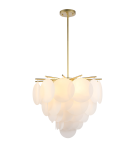 Żyrandole glamour - CosmoLight Lampa wisząca TROMSO P04094BR Mosiądz - produkt 1