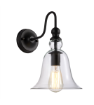 Kinkiety - CosmoLight Kinkiet PARIS W01796BK  Czarny  - produkt 1