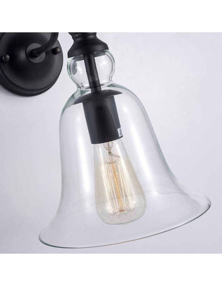 CosmoLight Kinkiet PARIS W01796BK  Czarny