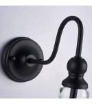 Kinkiety - CosmoLight Kinkiet PARIS W01796BK  Czarny  - produkt 3