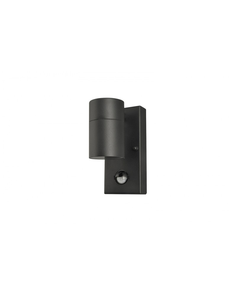 Lampy zewnętrzne z czujnikiem ruchu - Azzardo ULF 1 IP44 SENSOR 1xGU10 Zewnętrzna Czarny Ścienna AZ4454 - produkt kolory-swiatla.pl 1