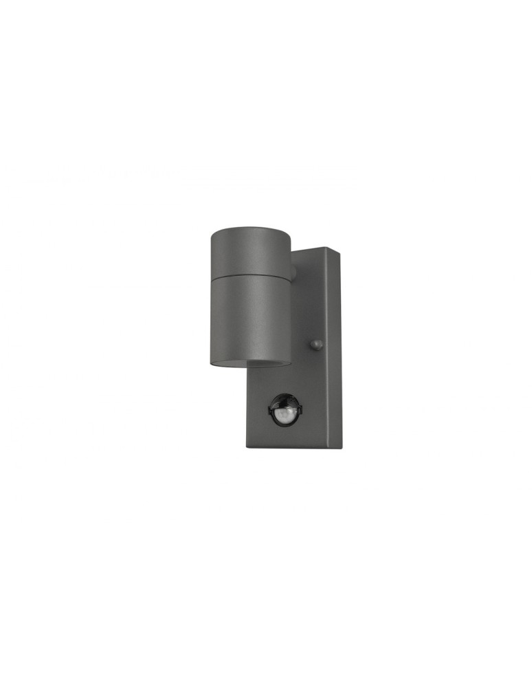Lampy zewnętrzne z czujnikiem ruchu - Azzardo ULF 1 IP44 SENSOR 1xGU10 Zewnętrzna Ciemny Szary Ścienna AZ4455 - produkt kolory-swiatla.pl 1