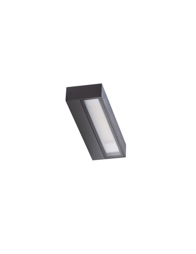 Azzardo COSEL IP54 LED 2x8W 1300lm 3000K Zewnętrzna Ciemny Szary Ścienna AZ4354