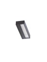 Azzardo COSEL IP54 LED 2x8W 1300lm 3000K Zewnętrzna Ciemny Szary Ścienna AZ4354
