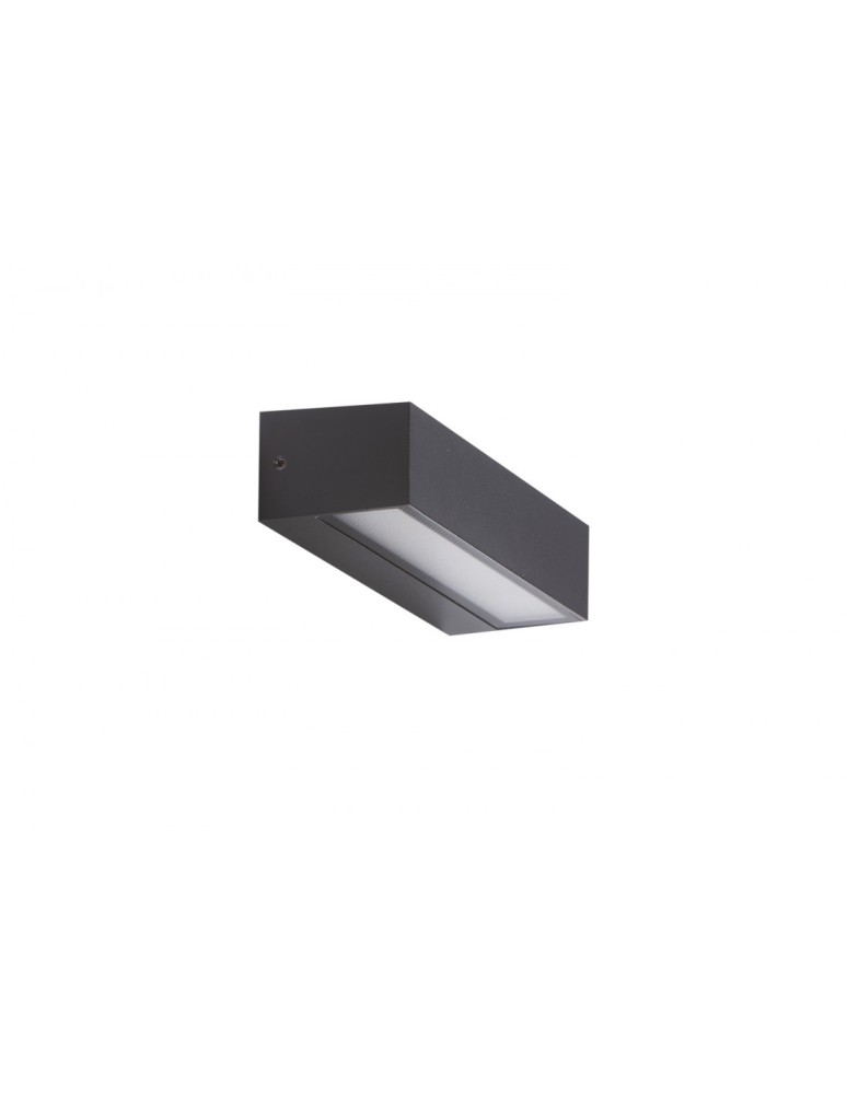 Azzardo COSEL IP54 LED 2x8W 1300lm 3000K Zewnętrzna Ciemny Szary Ścienna AZ4354