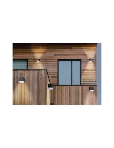 Azzardo ARBAX IP54 LED 6W 500lm 3000K Zewnętrzna Ciemny Szary Ścienna AZ4341 - produkt 2