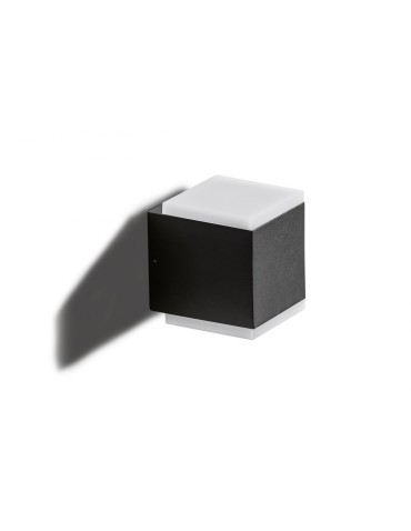Azzardo ARBAX 2 IP54 LED 12W 1000lm 3000K Zewnętrzna Ciemny Szary Ścienna AZ4342