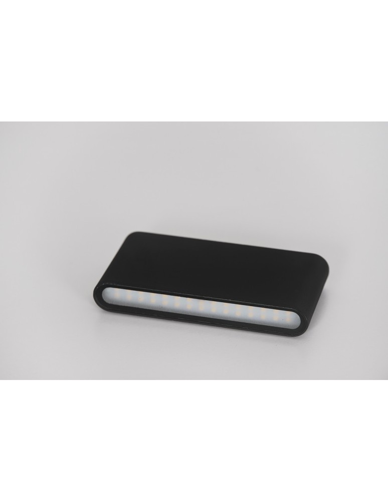 Kinkiety zewnętrzne - Azzardo CREMONA M IP54 LED 2x5W 500lm 3000K Zewnętrzna Czarny Ścienna AZ4340 - product kolory-swiatla.pl 3