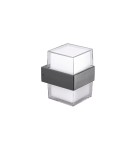 Kinkiety zewnętrzne - Azzardo LARS SQUARE IP54 LED 13W 1000lm 4000K Zewnętrzna Czarny Ścienna AZ4507 - product 1