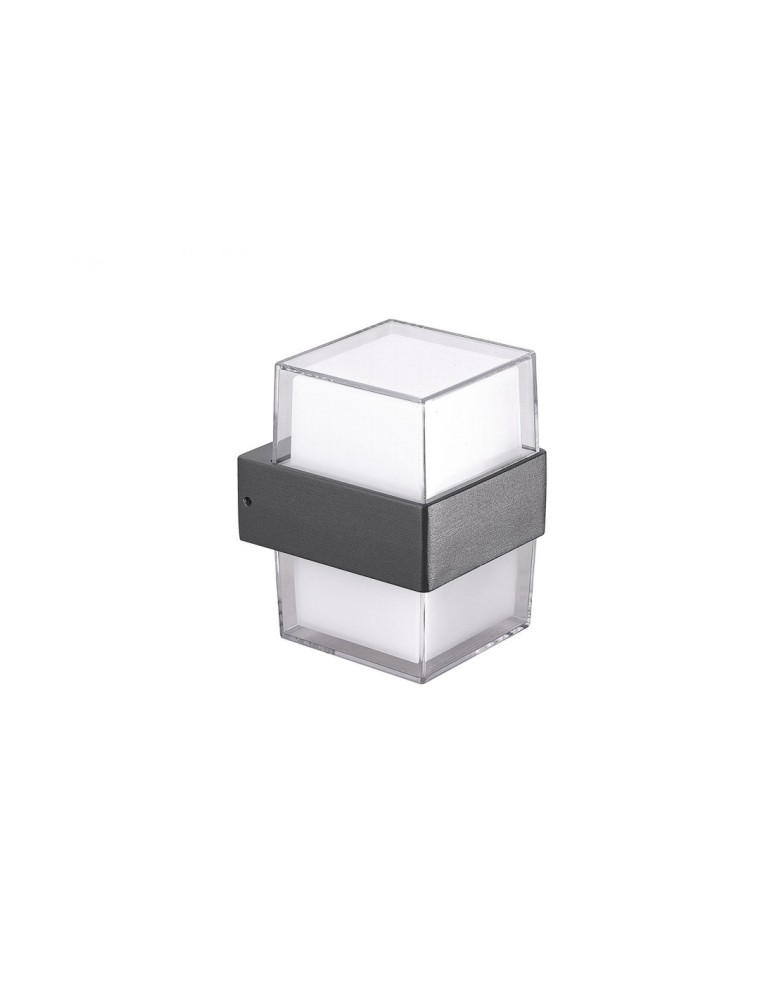 Kinkiety zewnętrzne - Azzardo LARS SQUARE IP54 LED 13W 1000lm 4000K Zewnętrzna Czarny Ścienna AZ4507 - produkt kolory-swiatla.pl 1