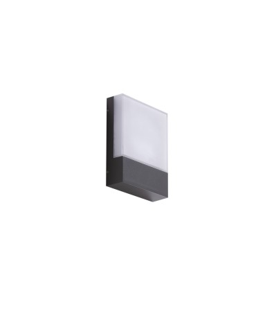 Azzardo CIVITA IP54 LED 12W 800lm 3000K Zewnętrzna Ciemny Szary Ścienna AZ4361 - produkt 2
