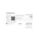 Lampy do oświetlania ścieżek - Azzardo CASORIA SLIM IP54 LED 6W 450lm 3000K Zewnętrzna Ciemny Szary Ścienna AZ4368 - product 4