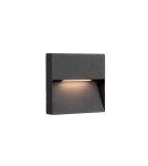 Lampy do oświetlania ścieżek - Azzardo CASORIA SQUARE IP54 LED 6W 450lm 3000K Zewnętrzna Ciemny Szary Ścienna AZ4367 - produkt 2