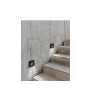 Lampy do oświetlania ścieżek - Azzardo CASORIA SQUARE IP54 LED 6W 450lm 3000K Zewnętrzna Ciemny Szary Ścienna AZ4367 - produkt 3