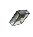 Kinkiety zewnętrzne - Azzardo NIKLAS IP44 LED 2xE27 Zewnętrzna Czarny Ścienna AZ4488 - produkt 2