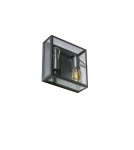 Kinkiety zewnętrzne - Azzardo NIKLAS IP44 LED 2xE27 Zewnętrzna Czarny Ścienna AZ4488 - produkt 3