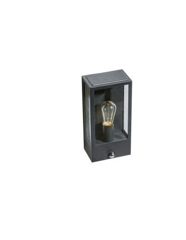 Azzardo NIKLAS IP44 SENSOR LED 1xE27 Zewnętrzna Czarny Ścienna AZ4487