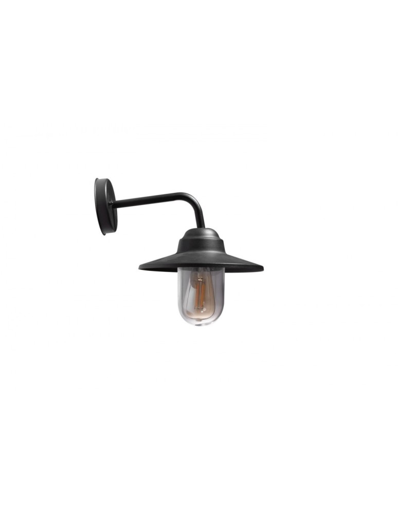 Kinkiety zewnętrzne - Azzardo OSVALD IP44 1xE27 Zewnętrzna Czarny Ścienna AZ4489 - produkt kolory-swiatla.pl 4