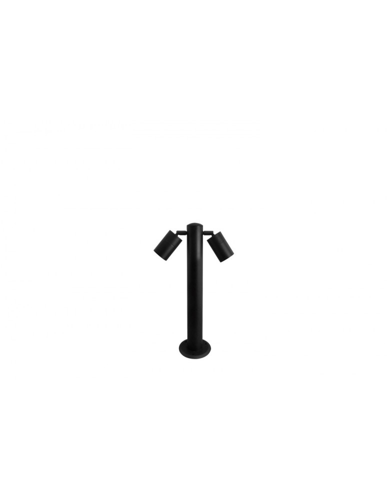 Lampy ogrodowe stojące - Azzardo ROLF 2 500 IP44 2xGU10 Zewnętrzna Czarny Stojąca AZ4456 - produkt kolory-swiatla.pl 1