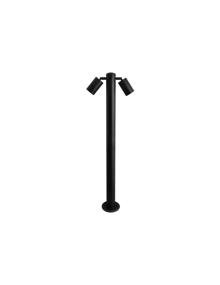 Lampy ogrodowe stojące - Azzardo ROLF 2 900 IP44 2xGU10 Zewnętrzna Czarny Stojąca AZ4458 - produkt kolory-swiatla.pl 1