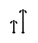 Lampy ogrodowe stojące - Azzardo ROLF 2 900 IP44 2xGU10 Zewnętrzna Czarny Stojąca AZ4458 - product 2