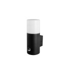 Lampy zewnętrzne z czujnikiem ruchu - Azzardo NILS WALL SENSOR IP44 1xE27 Zewnętrzna Czarny Ścienna AZ4479 - product 1