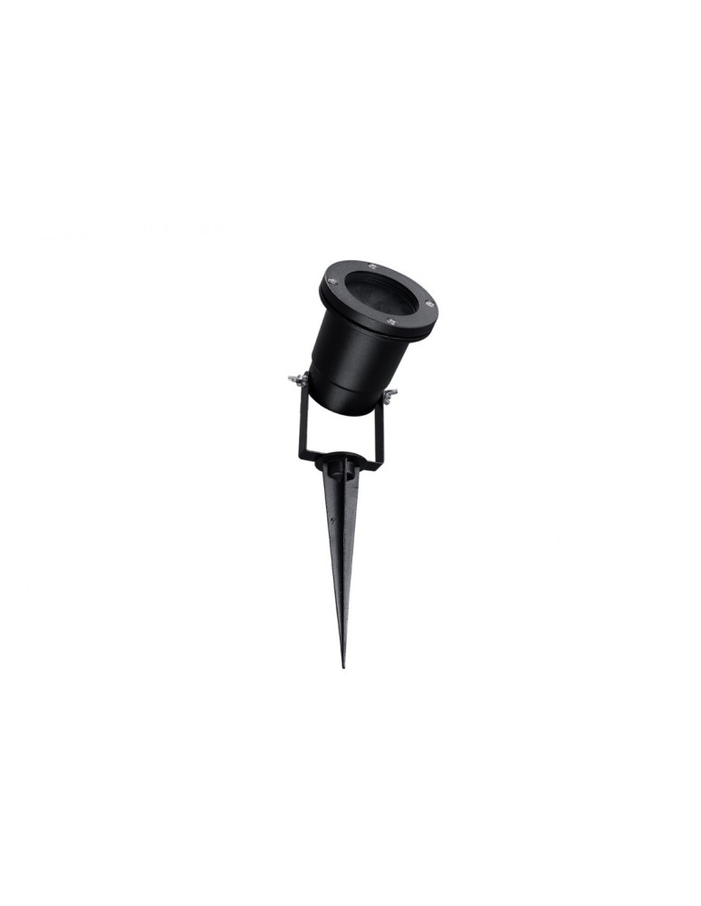 Lampy ogrodowe wbijane w ziemię (z klinem) - Azzardo EDVIN IP65 1xGU10 Zewnętrzna Czarny Gruntowa AZ4502 - produkt kolory-swiatla.pl 1