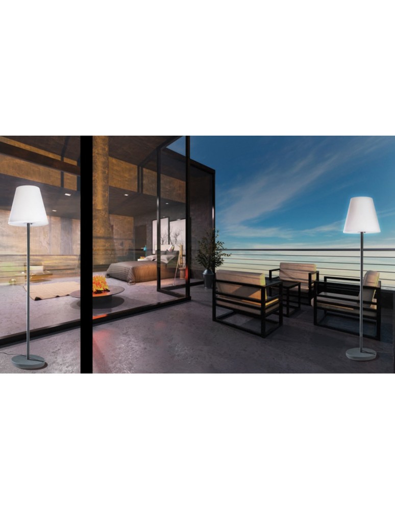 Azzardo HAVANA IP44 LED 1xE27 Zewnętrzna Biały Stojąca AZ4663