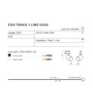 Lampy do szynoprzewodów 1 fazowych - Azzardo EXO TRACK 1 LINE 1xGU10 Czarny Reflektor Do Szynoprzewodu 1F AZ4660 - produkt 4