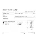Lampy do szynoprzewodów 1 fazowych - Azzardo JERRY TRACK 1 LINE 1xES111 GU10 Biały Reflektor Do Szynoprzewodu 1F AZ4667 - product 2