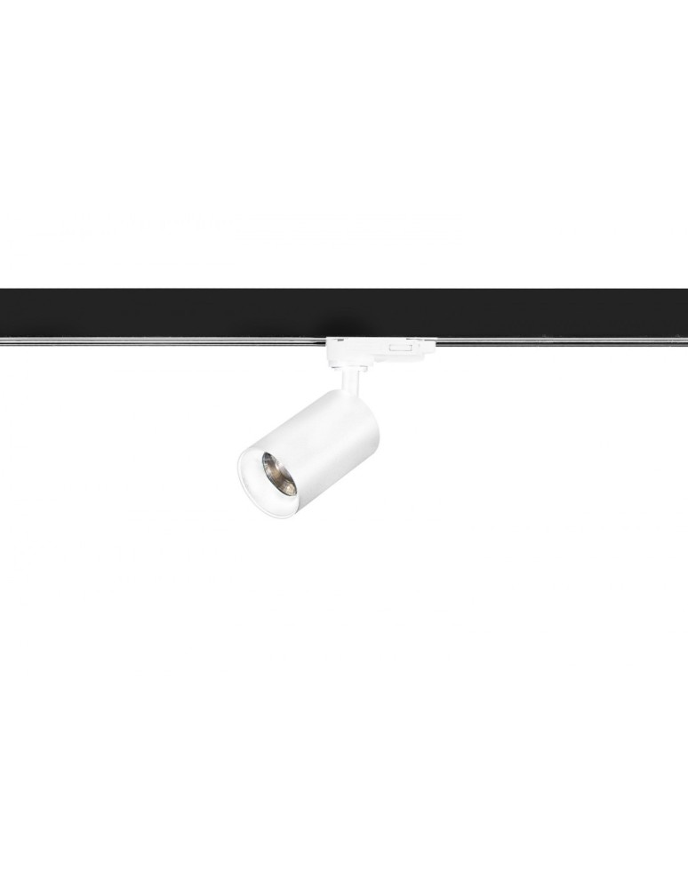 Lampy do szynoprzewodów 3 fazowych - Azzardo EIGER TRACK 3 LINE 1xGU10 Biały Reflektor Do Szynoprzewodu 3F AZ4204 - produkt kolory-swiatla.pl 1
