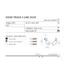 Lampy do szynoprzewodów 3 fazowych - Azzardo EIGER TRACK 3 LINE 1xGU10 Biały Reflektor Do Szynoprzewodu 3F AZ4204 - product 2