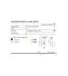Lampy do szynoprzewodów 3 fazowych - Azzardo SANTOS TRACK 3 LINE 1xGU10 Czarny Reflektor Do Szynoprzewodu 3F AZ4203 - produkt 5