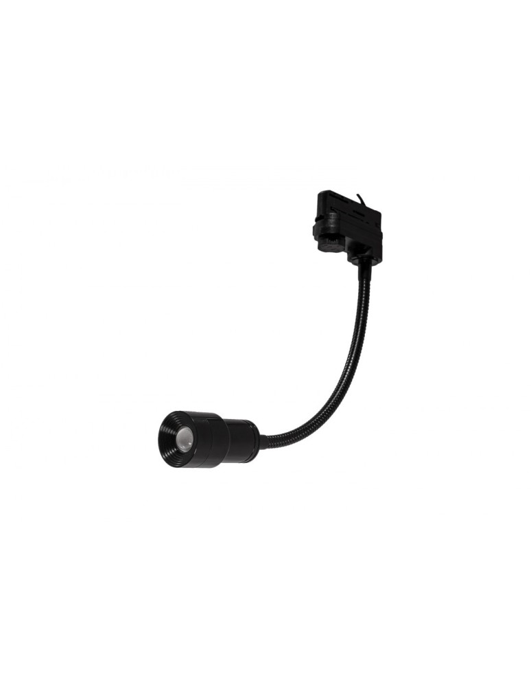 Lampy do szynoprzewodów 3 fazowych - Azzardo LUMI FLEX TRACK 3 LINE LED 5W 500lm 3000K Czarny Reflektor Do Szynoprzewodu 3F AZ4559 - produkt kolory-swiatla.pl 1