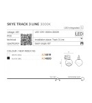 Lampy do szynoprzewodów 3 fazowych - Azzardo SKYE TRACK 3 LINE LED 12W 1300lm 3000K Biały Reflektor Do Szynoprzewodu 3F AZ4519 - produkt 2