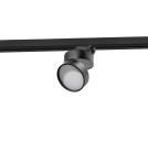 Lampy do szynoprzewodów 3 fazowych - Azzardo MONA TRACK 3 LINE LED 12W 1000lm 3000K Czarny Reflektor Do Szynoprzewodu 3F AZ4542 - produkt 1