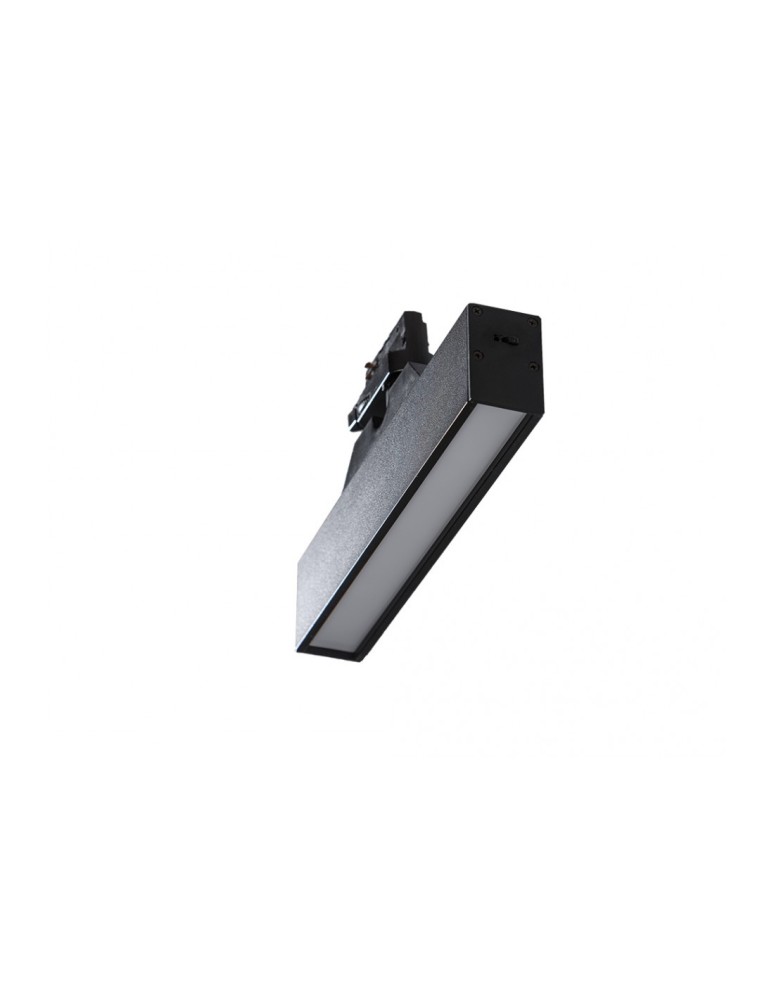 Azzardo LINNEA 29 TRACK 3 LINE LED CCT 12W 700lm 3000K/4000K/5000K Czarny Reflektor Do Szyny 3F AZ4563