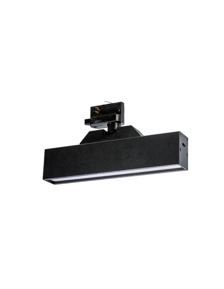 Azzardo LINNEA 29 TRACK 3 LINE LED CCT 12W 700lm 3000K/4000K/5000K Czarny Reflektor Do Szyny 3F AZ4563