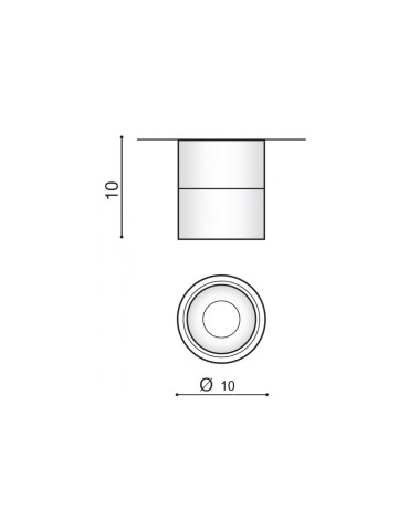 Azzardo COSTA LED 12W 1100lm 4000K Biały Sufitowa AZ4554 - produkt 2