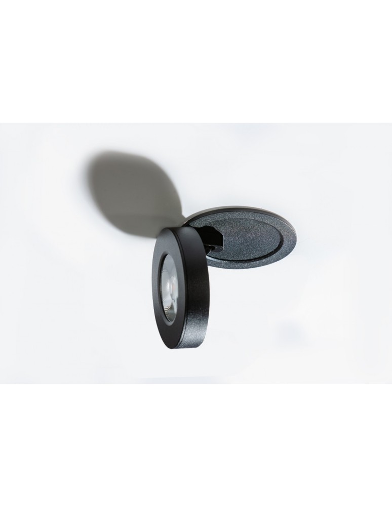 Reflektory wpuszczane w sufit - Azzardo FRIDA LED 12W 1100lm 3000K Czarny Wpuszczana AZ4527 - produkt kolory-swiatla.pl 4
