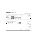 Reflektory LEDowe - Azzardo MONA LED 18W 1500lm 3000K Czarny Sufitowa AZ4545 - produkt 6