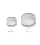 Reflektory wpuszczane w sufit - Azzardo MONA SPOT LED 12W 800lm 3000K Biały Wpuszczana AZ4532 - produkt 5