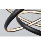 AZzardo BRIGHTON 3 LED 55W 3300lm 3000K Czarny Wisząca AZ4428 AZzardo BRIGHTON 3 LED 55W 3300lm 3000K Czarny Wisząca AZ4428