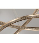 AZzardo BRIGHTON 3 LED 55W 3300lm 3000K Złoty Wisząca AZ4429 AZzardo BRIGHTON 3 LED 55W 3300lm 3000K Złoty Wisząca AZ4429
