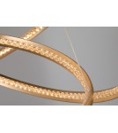 AZzardo BRIGHTON 3 LED 55W 3300lm 3000K Złoty Wisząca AZ4429 AZzardo BRIGHTON 3 LED 55W 3300lm 3000K Złoty Wisząca AZ4429