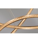 AZzardo BRIGHTON 3 LED 55W 3300lm 3000K Złoty Wisząca AZ4429 AZzardo BRIGHTON 3 LED 55W 3300lm 3000K Złoty Wisząca AZ4429