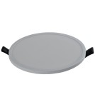 Lampy wpuszczane z kloszem hermetyczne - Azzardo SLIM ROUND 22 LED 24W 2000lm 4000K IP44 Biały Wpuszczana AZ4166 - product 2